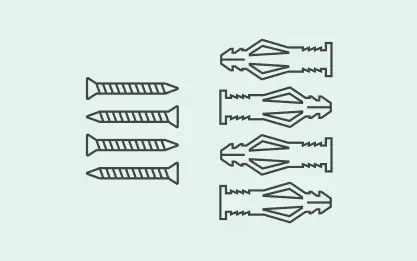 Wall Anchors + Screws