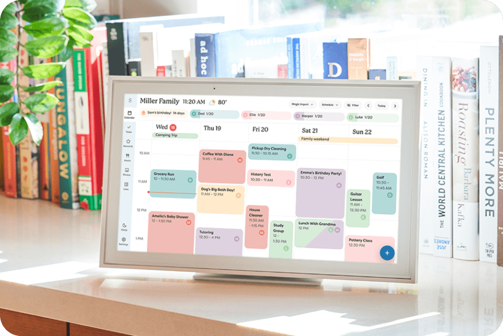 Skylight Calendar on schedule display view